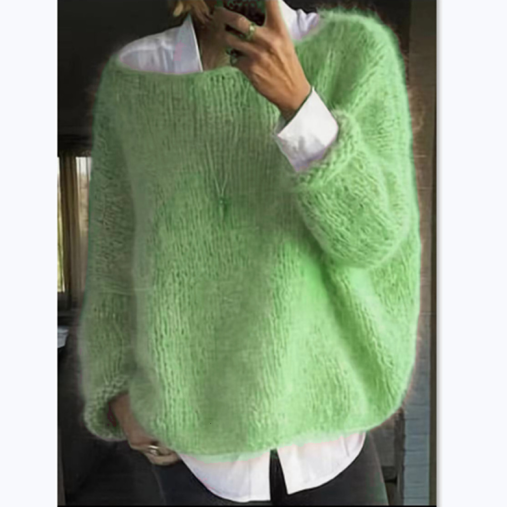 2024 New Autumn/Winter Knitted Top Fashion Casual Sweater Women's Wear dongdumaoyi