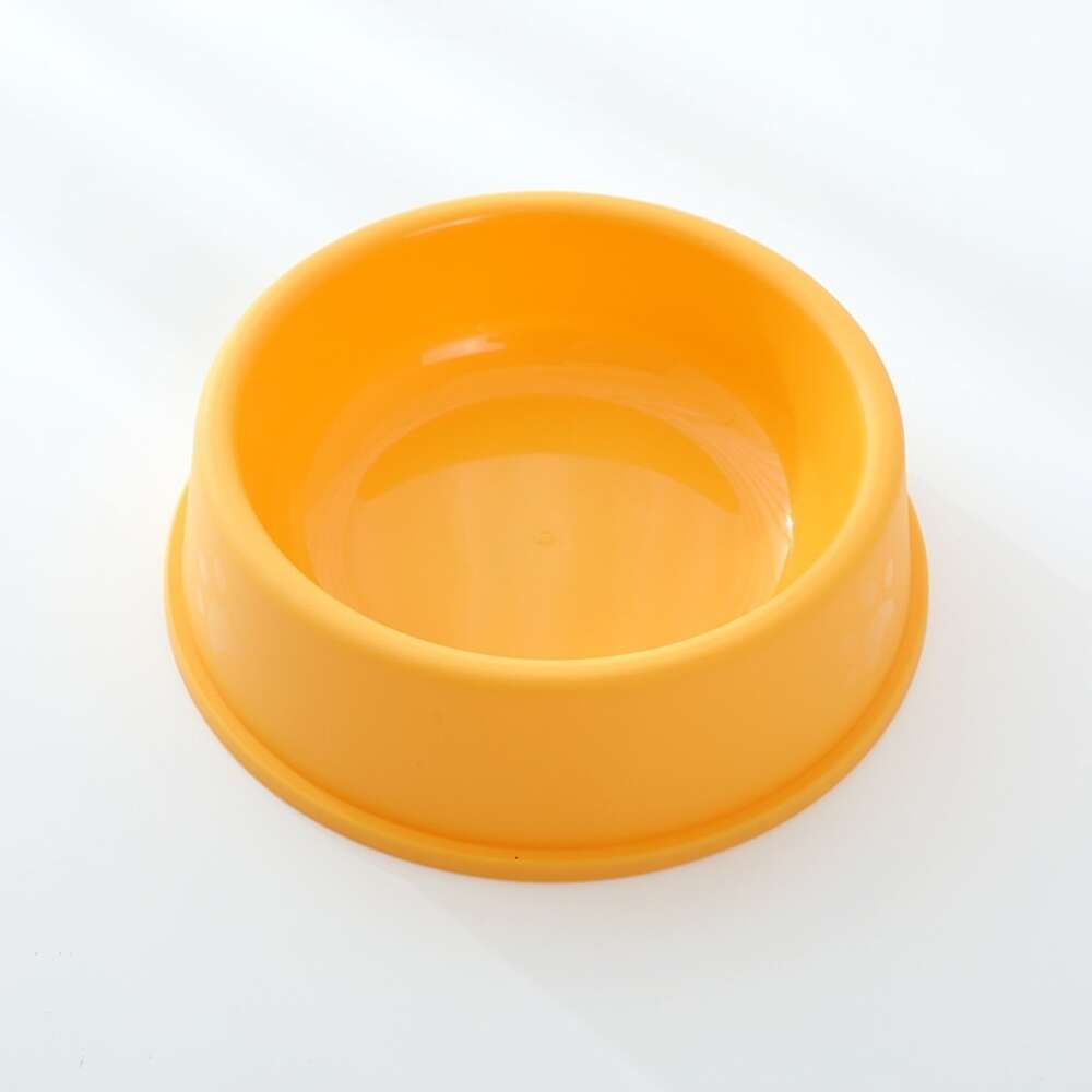 Pet footprints, anti slip plastic single frosted process, small bowl, cat dog universal pet food utensil