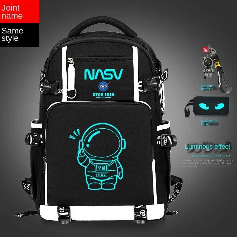 2024 Waterproof Luminous children School Bags For Boys teens Kids School Backpack Orthopedic Primary Schoolbag Book Bag Mochila Y240809