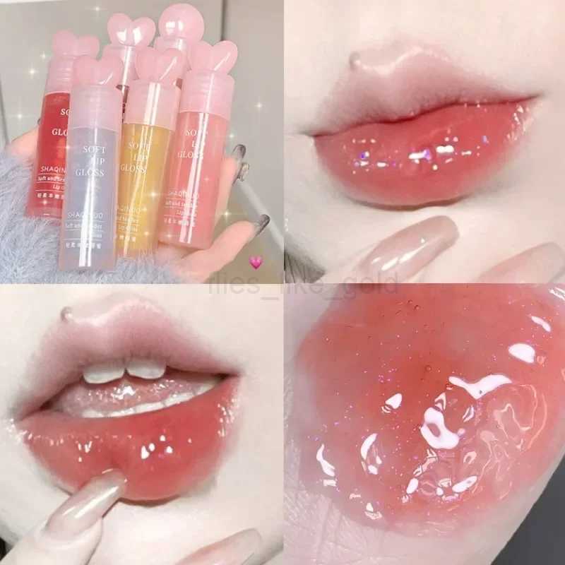 Lipstick rich in water shiny transparent and shiny lipstick moisturizing nourishing and moisturizing lipstick supplement shiny W240810
