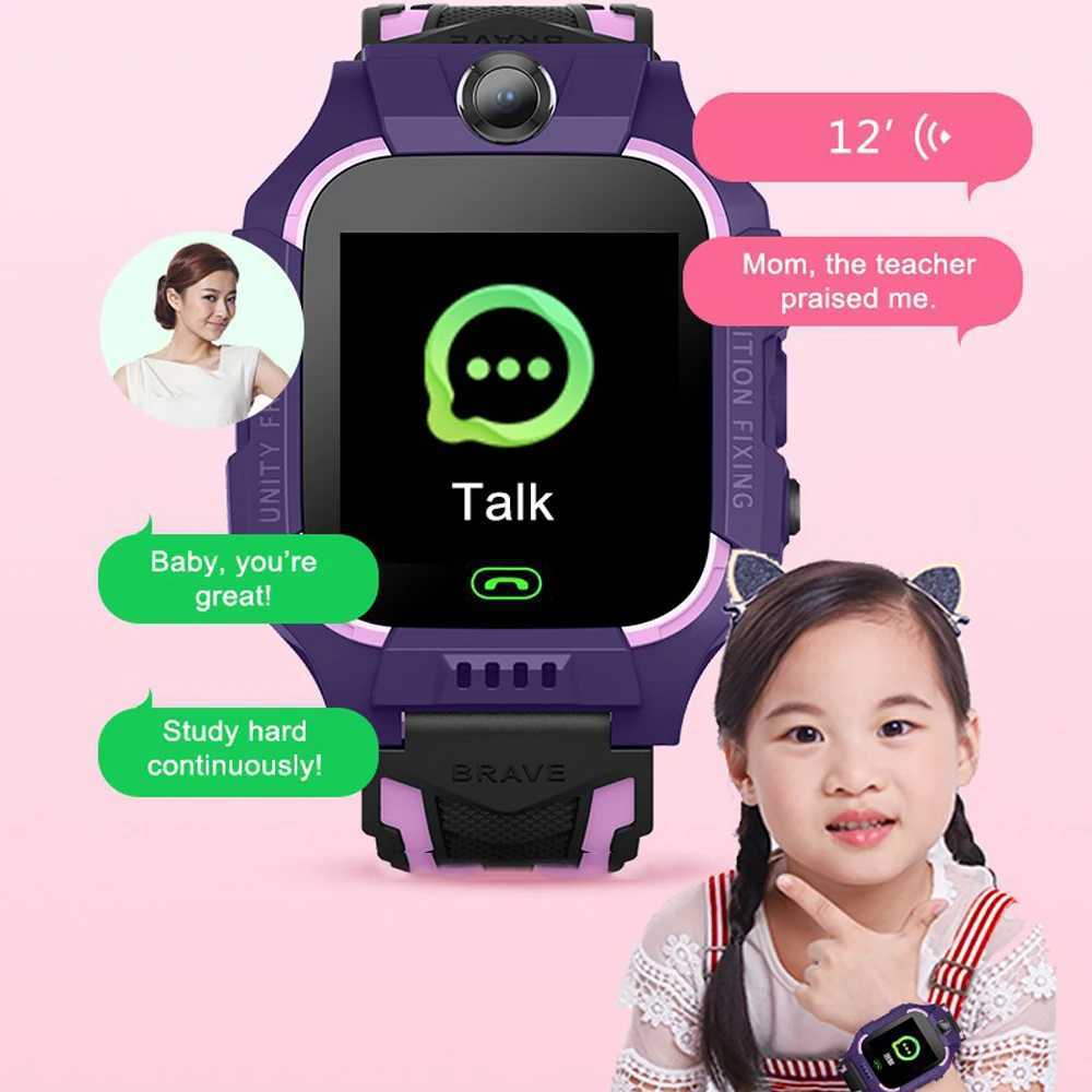 Q19 Kids Smart Watch New Sim Card Smartwatch for Children SOS LBS Camera Voice Chat Call Phone Watch Boys Girls Sport Smartwatch Y240809