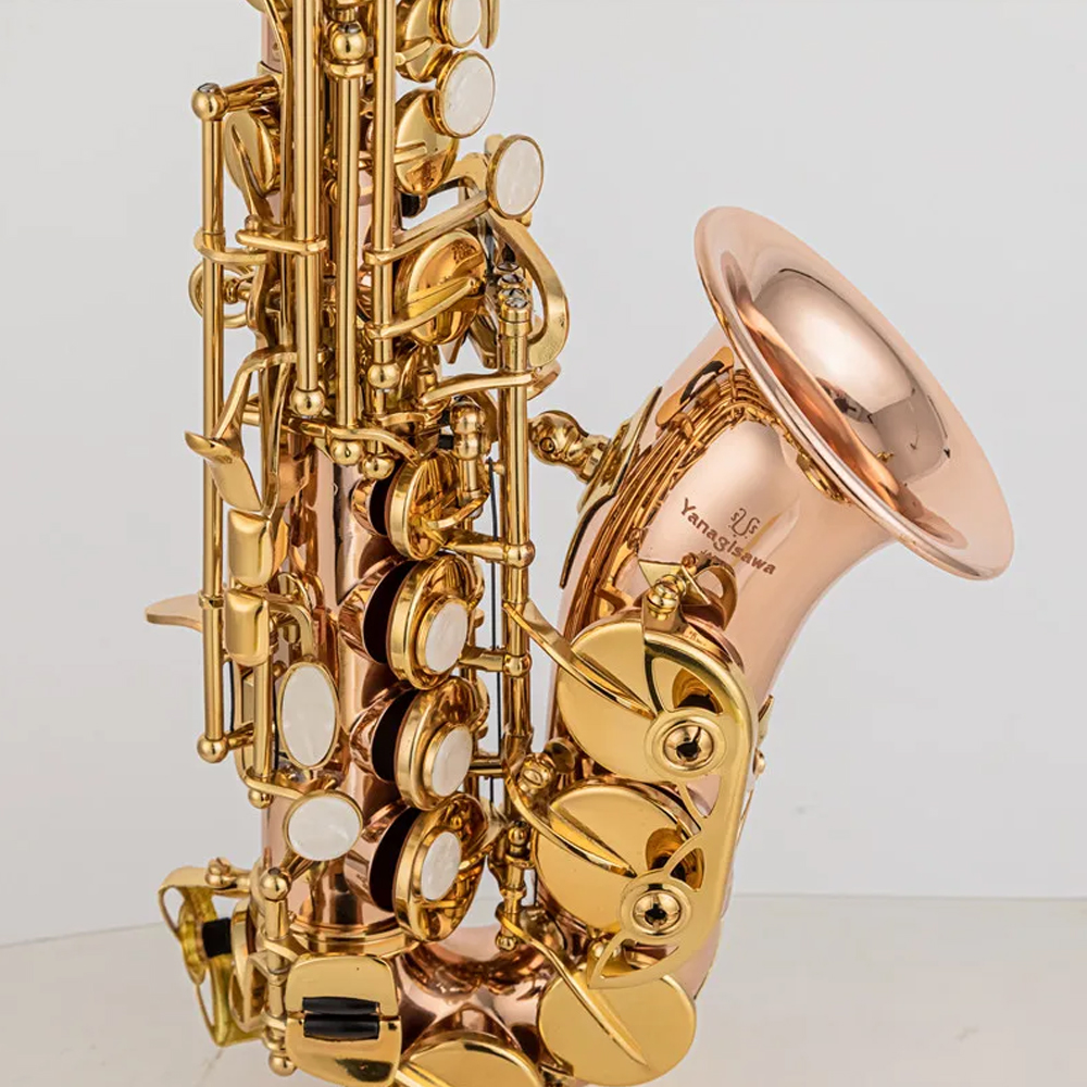 Professional SC WO20 Bb Soprano Saxophone phosphor Bronze copper Gold key musical instrument with case