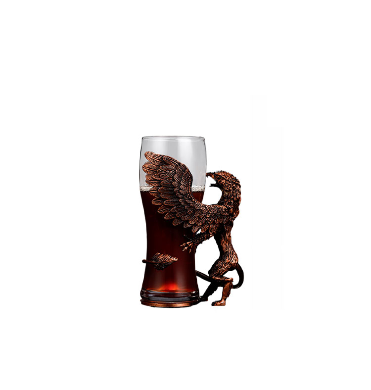 High-end creative personality Griffon glass beer glass high-end craft brewed large capacity