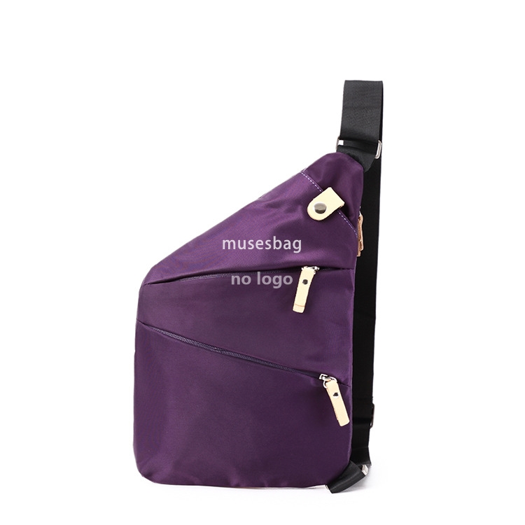New trend leather men's chest bag Korean version multi-functional single shoulder oblique cross bag men's sports and leisure waist pack whol