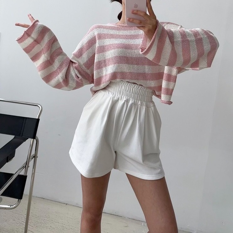 Korean Chic Autumn/Winter French Lazy Style Back Twisted Design Loose and Versatile Thin Long Sleeve Knitted Top for Women dongdumaoyi