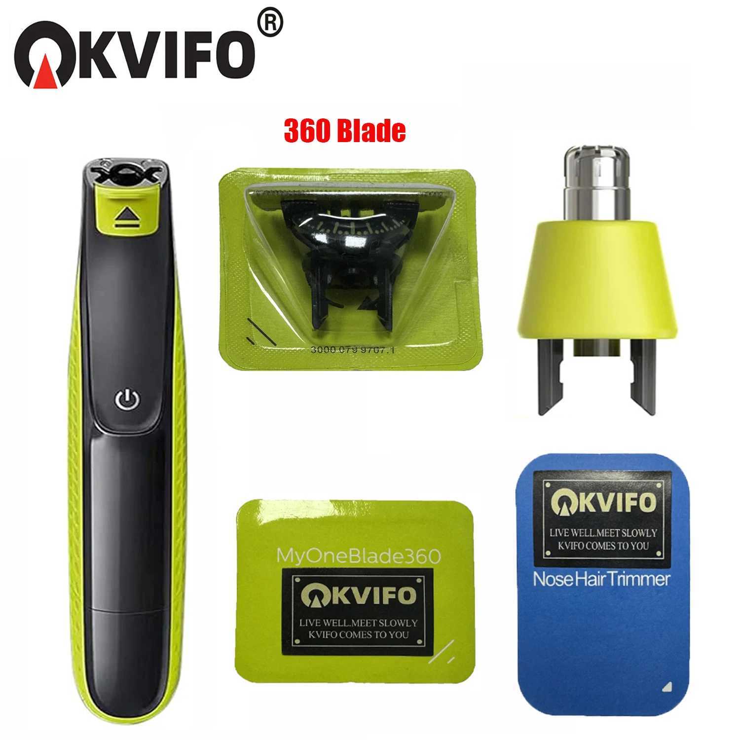KVIFO shaver 360 blade replacement suitable for One blade Pro QP2520 QP2630 QP6510 QP6531 face hybrid electric beard trimmer W240809