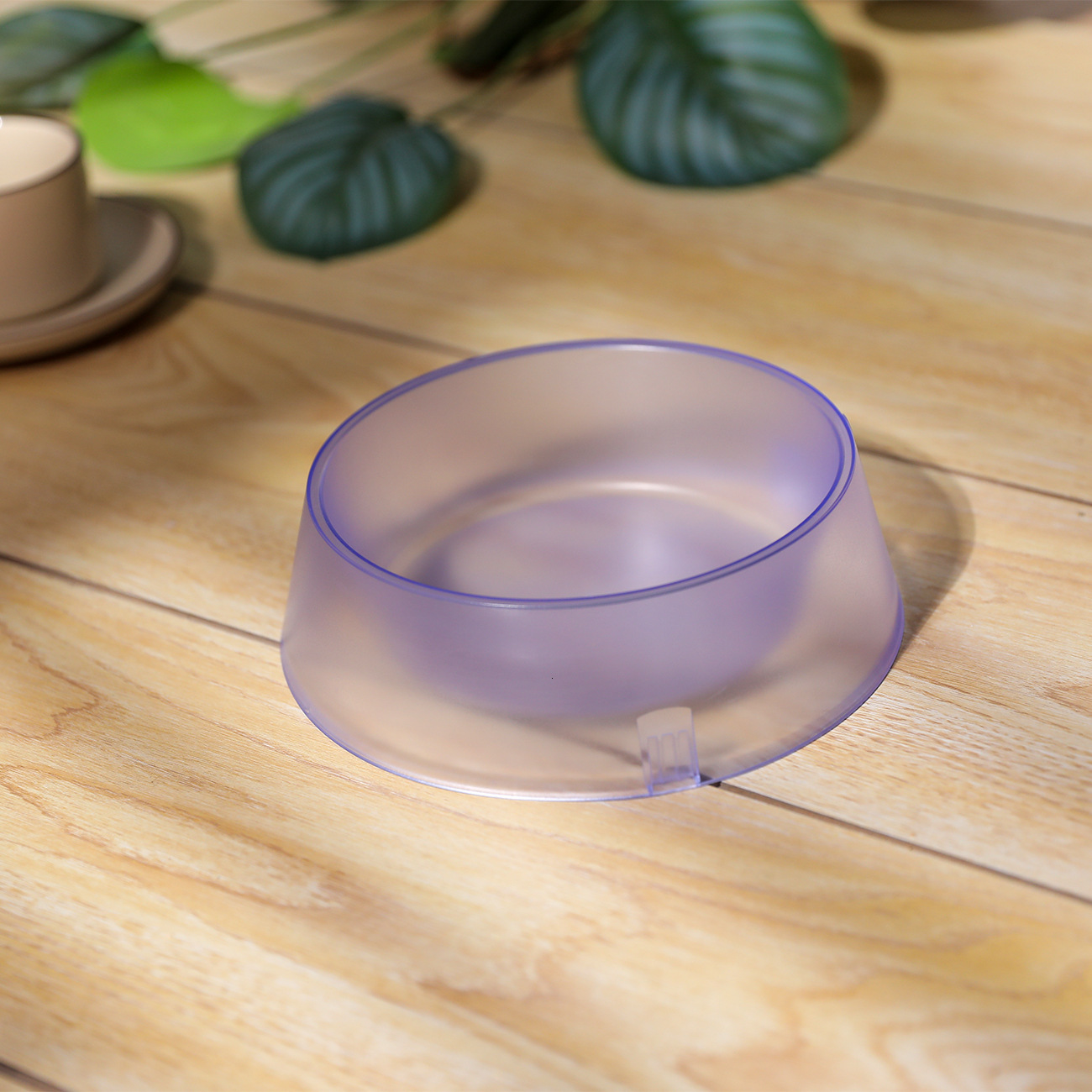 Durable Half Transparent Polypropylene Food Container for Large Dogs & Felines