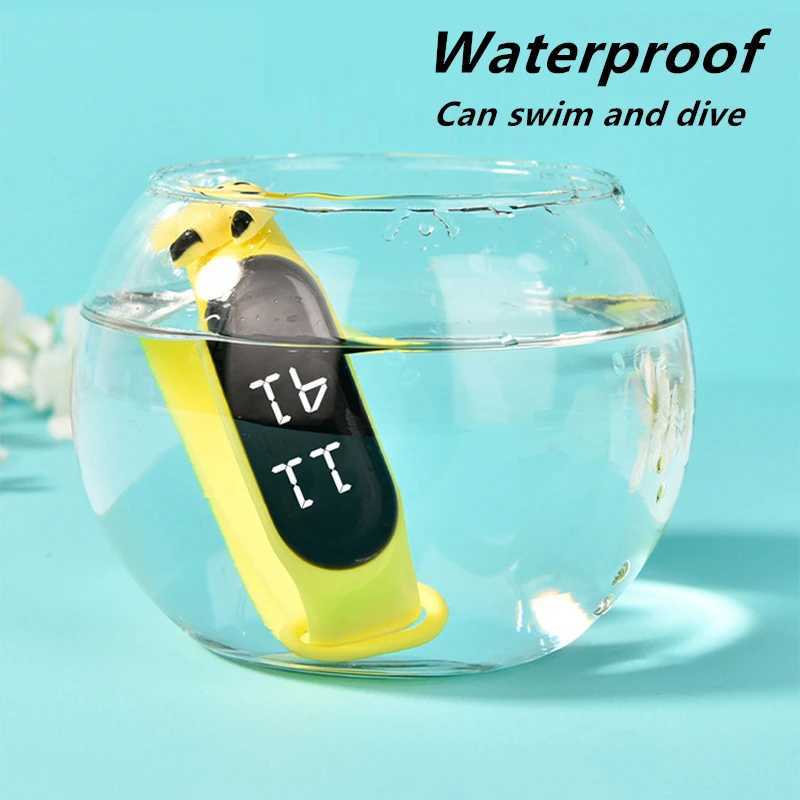 Kids Watch Reloj Smart Watch LED Children Watches Bracelet Cartoon Digital Ladies Watch for Girls Waterproof Clock Gift Y240809