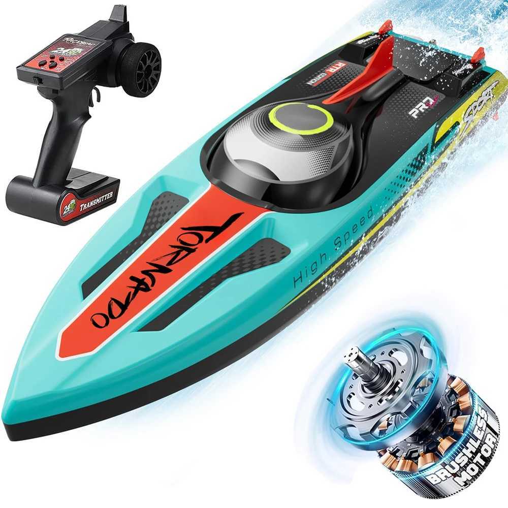 9IMOD RC Boat 2.4Ghz High Speed Remote Control Boat 3700kv Brushless Motor with Water Cooling System for Adults and KidsY240810