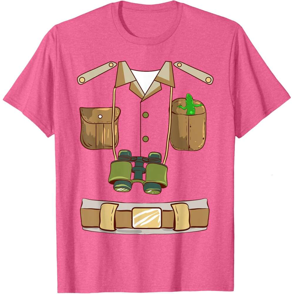 T shirt for Mens Zookeeper Costume Explorer Safari Guide Halloween T-Shirt Shirts Tshirt Graphic Tee Casual Tops Clothes Short sleeve 2025