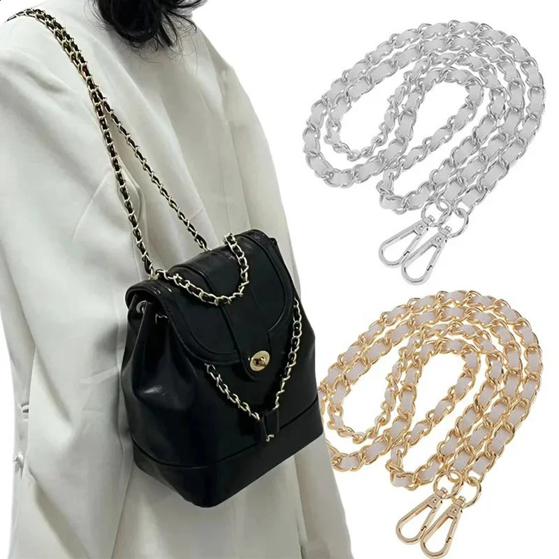 120cm Long PU Leather Bag Strap for Crossbody Shoulder Bag Strap Replacement Accessories for Handbags 8mm Wide Bag Chain 240809