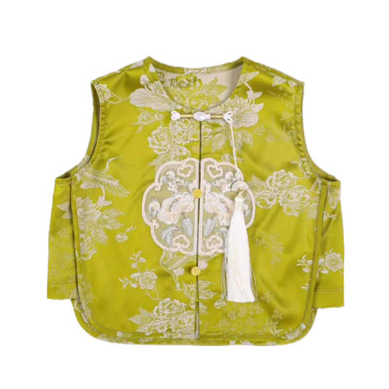 T-shirt new Chinese Hanbok Tang Suit Short Sleeve Top Boys Girls Two Piece Casual Suit