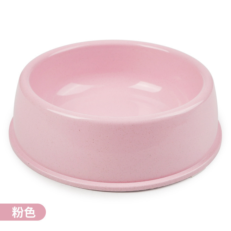 Eco-Conscious Nordic Inspired Small Dog Bowl - Durable Wheat Straw Round-mouth Pet Supplies