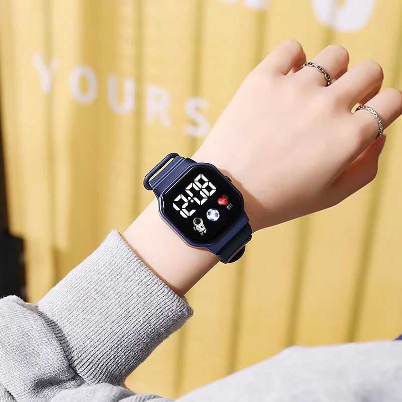 Digital Watch for Boys Girls Kids Electronic LED Wrist Watch Fashion Waterproof Sports Clock Student Child Simple Watches Y240809