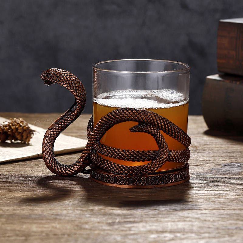 Whiskey Classic Mamba snake glass Brandy glass bar special beer mug