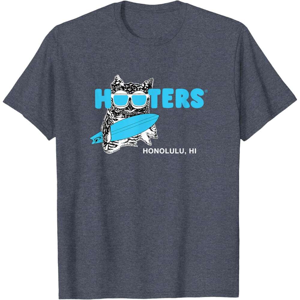 2025S Fashion Designer T Shirt For Mens Hooters Honolulu T Shirt Shirts Tshirt Graphic Tee Casual Tops Clothes Short Sleeve