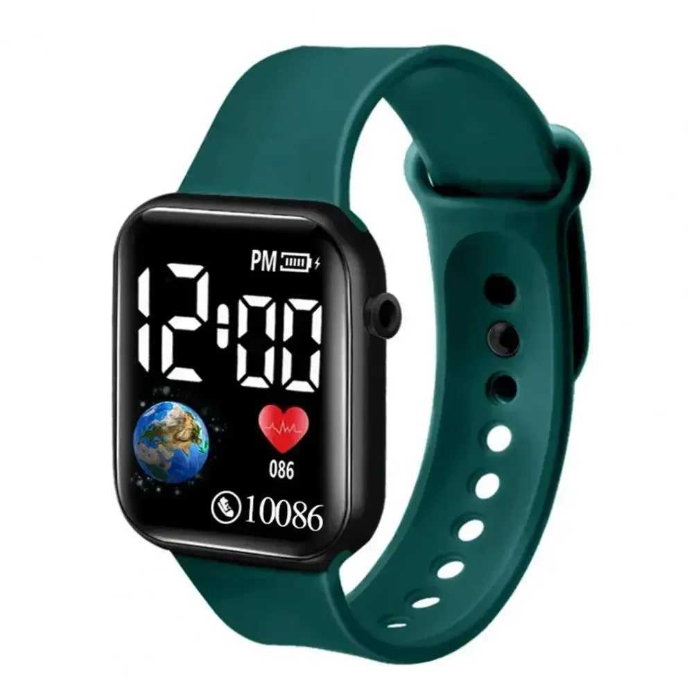 2024 LED Digital Watch Fashion Electronic Watch Casual Wristwatch Kids Boys Girls Sports Waterproof Watches Clock Reloj Hombre Y240809