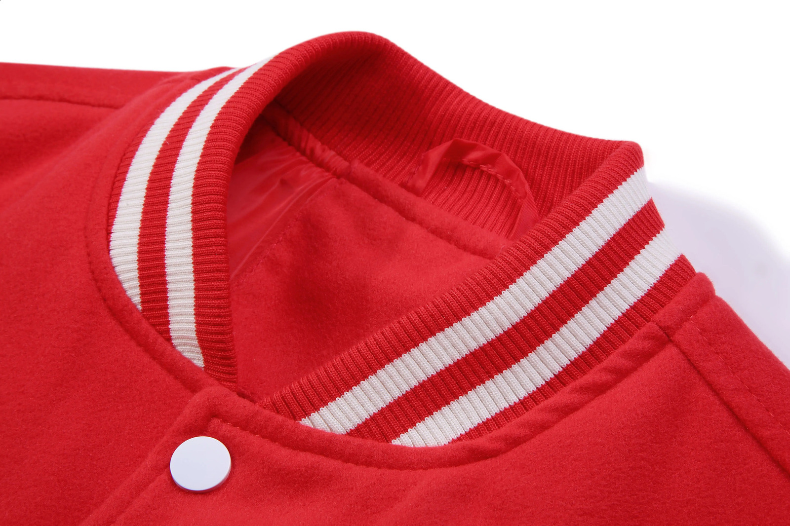 Letterman Coat Autumn Solid Casual Leather Sleeves Wool Unisex Vintage Baseball Varsity Jackets Men 240816