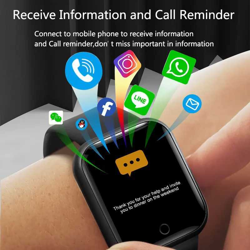 Kids Watch Children Sport Watches Electronic Smart Watch For Boys Girls Students Clock Silicone Digital Wristwatch Waterproof Y240809