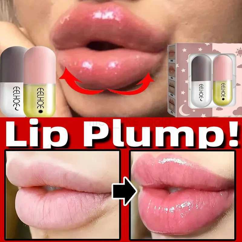 Instant lipstick oil lipstick gloss reduces fine lines increases lip elasticity moisturizes and nourishes makeup sexy lip care W240810