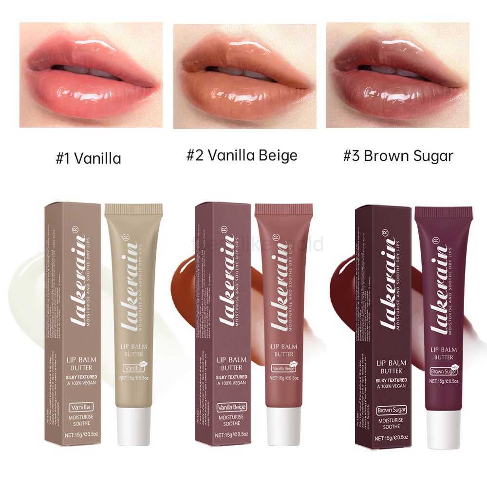3 pieces/set of butter moisturizing lip gloss oil jelly lip gloss liquid lipstick lip gloss brown sugar crystal lipstick W240810