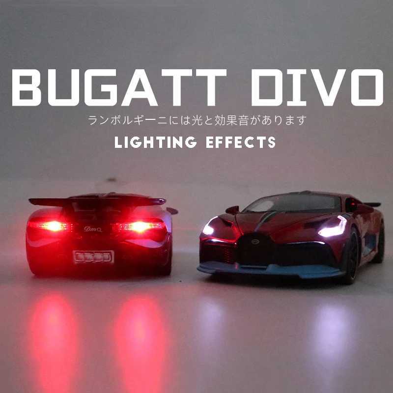 Free shipping 1 32 Bugatti Divo Metal Alloy Diecasts Toy Vehicles Miniature Model Car Toys For kids Christmas Gift