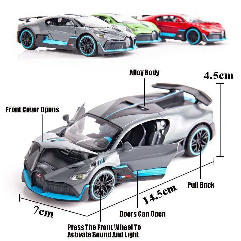 Free shipping 1 32 Bugatti Divo Metal Alloy Diecasts Toy Vehicles Miniature Model Car Toys For kids Christmas Gift