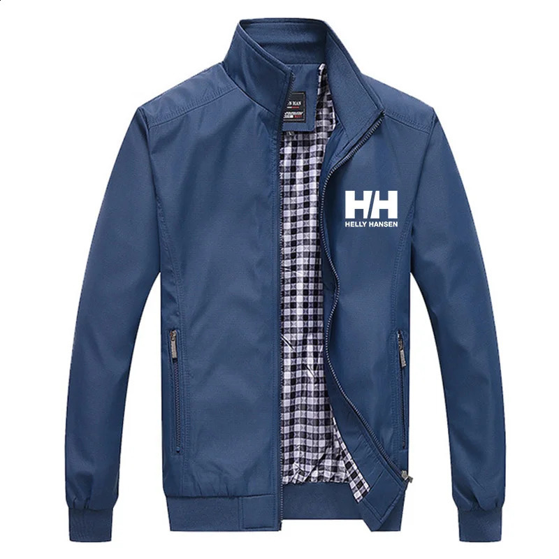 Autumn Mens Stand up collar Middle aged Jacket Fashion Casual Trend Middle aged Solid Color Dads Coat 240810