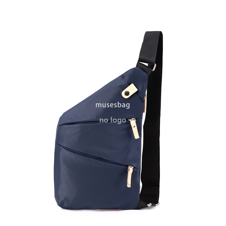 New trend leather men's chest bag Korean version multi-functional single shoulder oblique cross bag men's sports and leisure waist pack whol