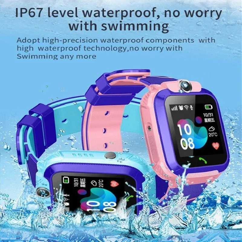 1.44 HD Touch Screen Smart Watch SOS SIM 2G Watch LBS Tracker Phone Watch Waterproof Wrist Watch for game Kids Smartwatch Y240809