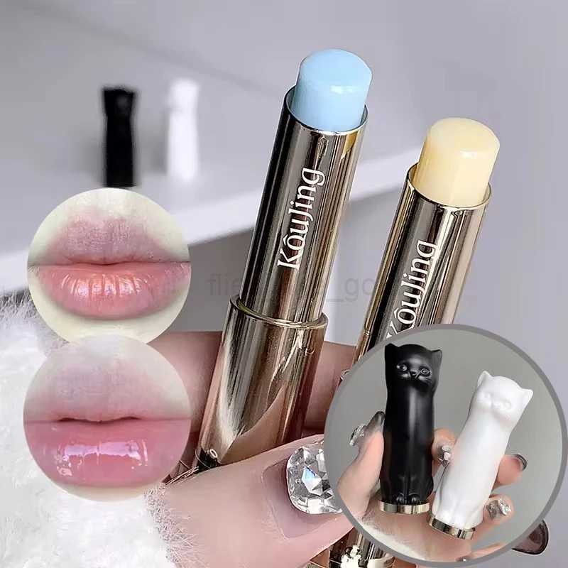 Discolor lipstick Moisturizing Cat lipstick High value Long lasting nourishing Colorless lipstick Soft base exfoliating lipstick W240810