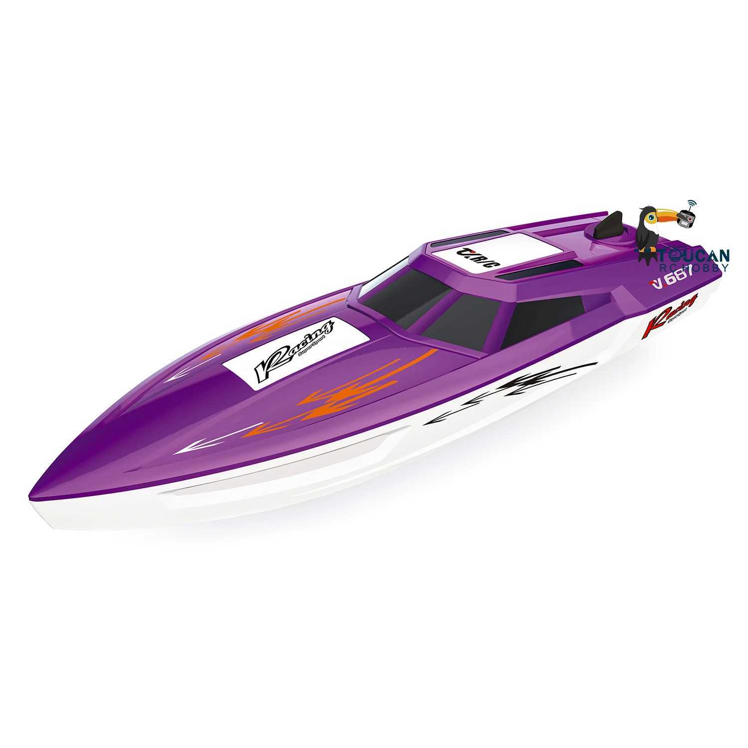RC RTR Boat Electric Racing Ship High Speed Boat 2.4Ghz Radio control Ship model Toy for Kids Adults Outdoor GiftY240810