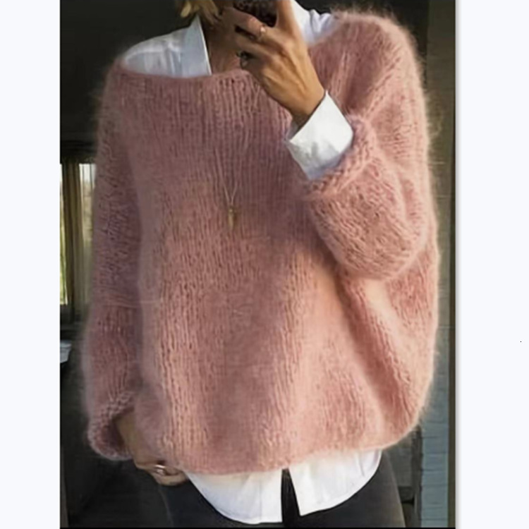 2024 New Autumn/Winter Knitted Top Fashion Casual Sweater Women's Wear dongdumaoyi