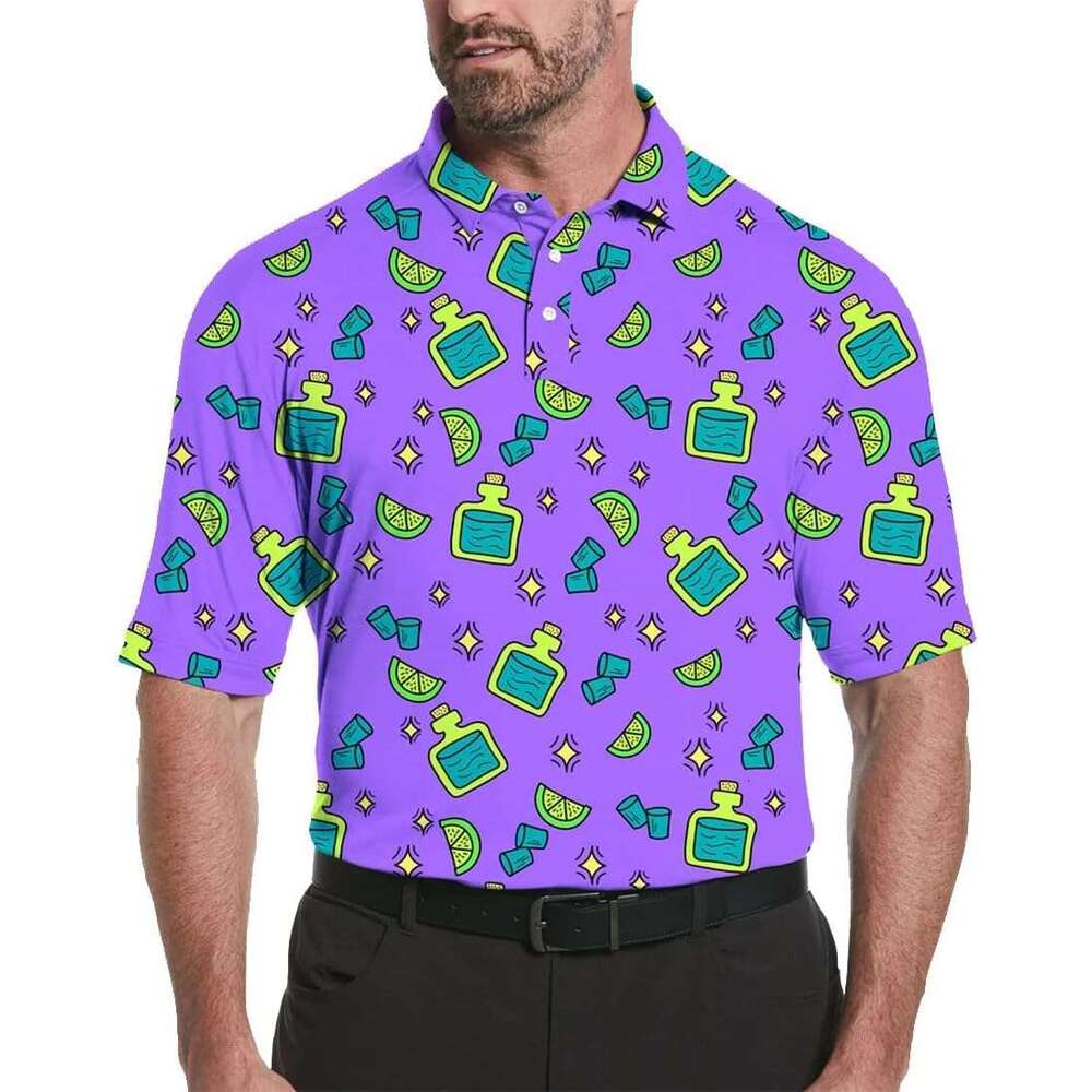 Fashion Designer Polo Shirt D Ventilate Printed Men Golf Shirt Moisture Wicking Quick Dry Performance Polos Shirts Tshirt Casual Tops Summer Clothes S