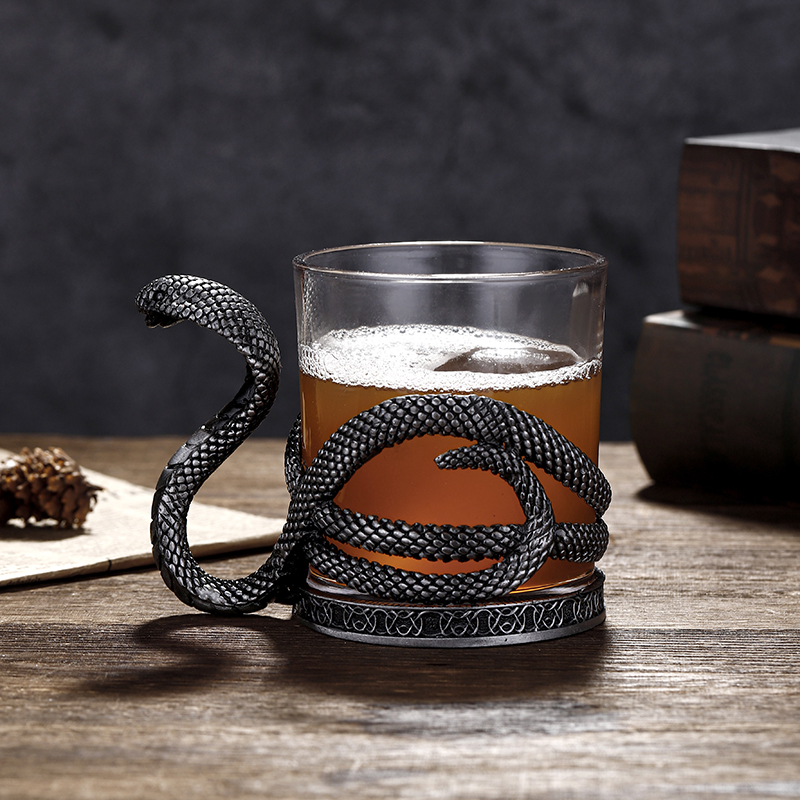 Whiskey Classic Mamba snake glass Brandy glass bar special beer mug