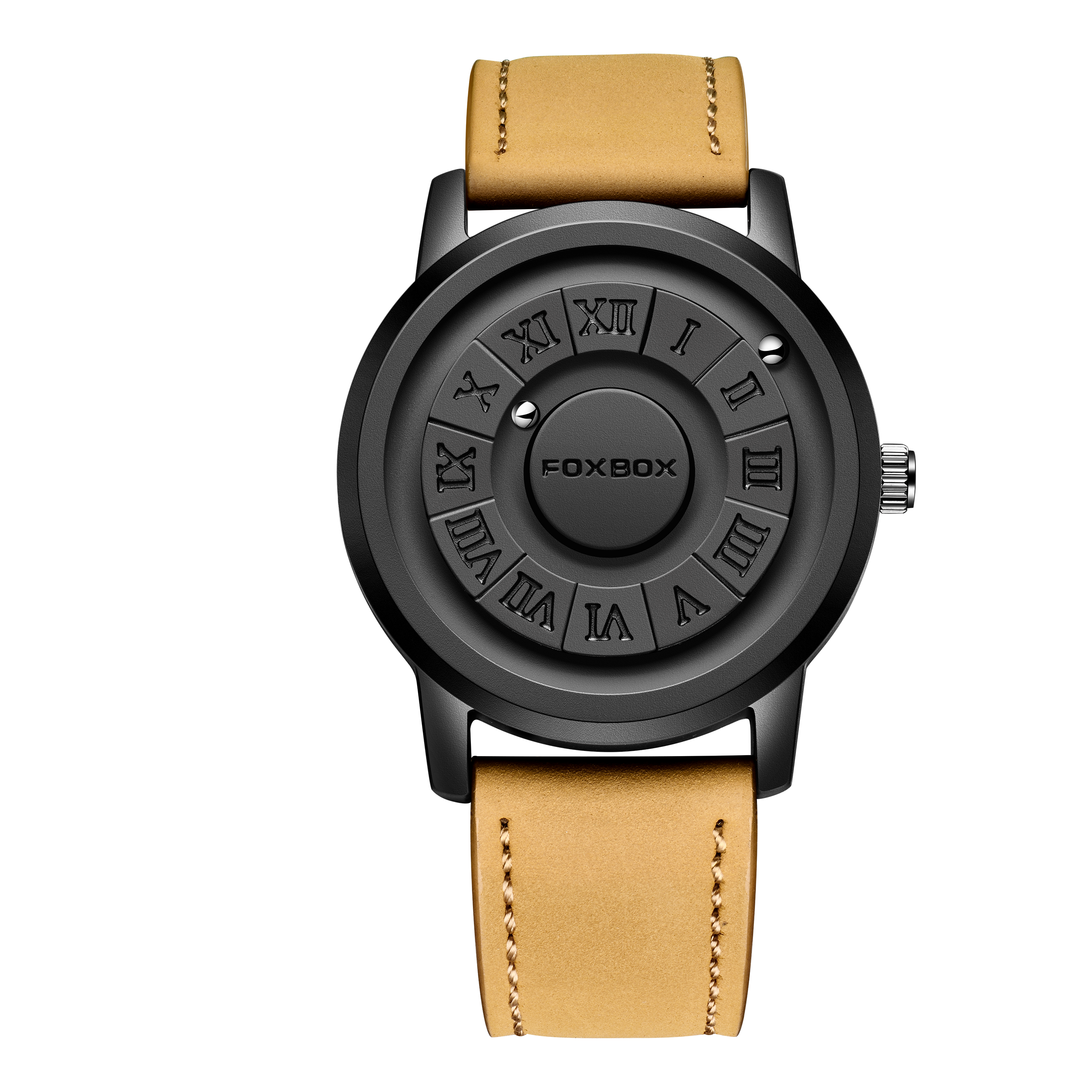 LIGE 2024 New Cool Magnetic Suspension Ball Watch Men's Personalized New Concept Quartz Watch Waterproof Watch