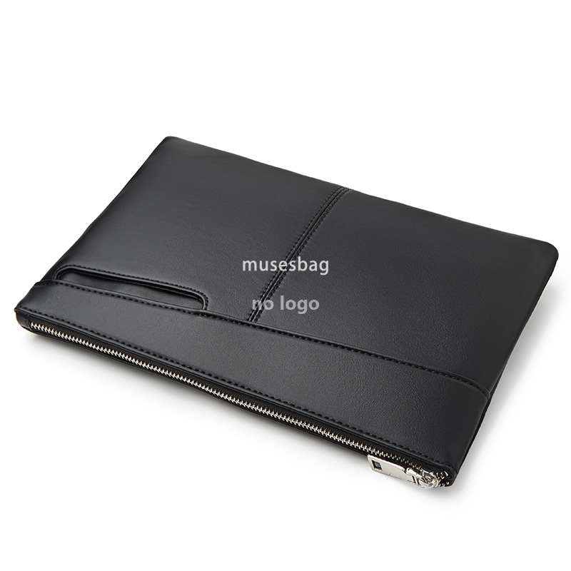 New high quality men's grab bag PU leather Grab Bag Soft waterproof business mobile phone bag underarm bag