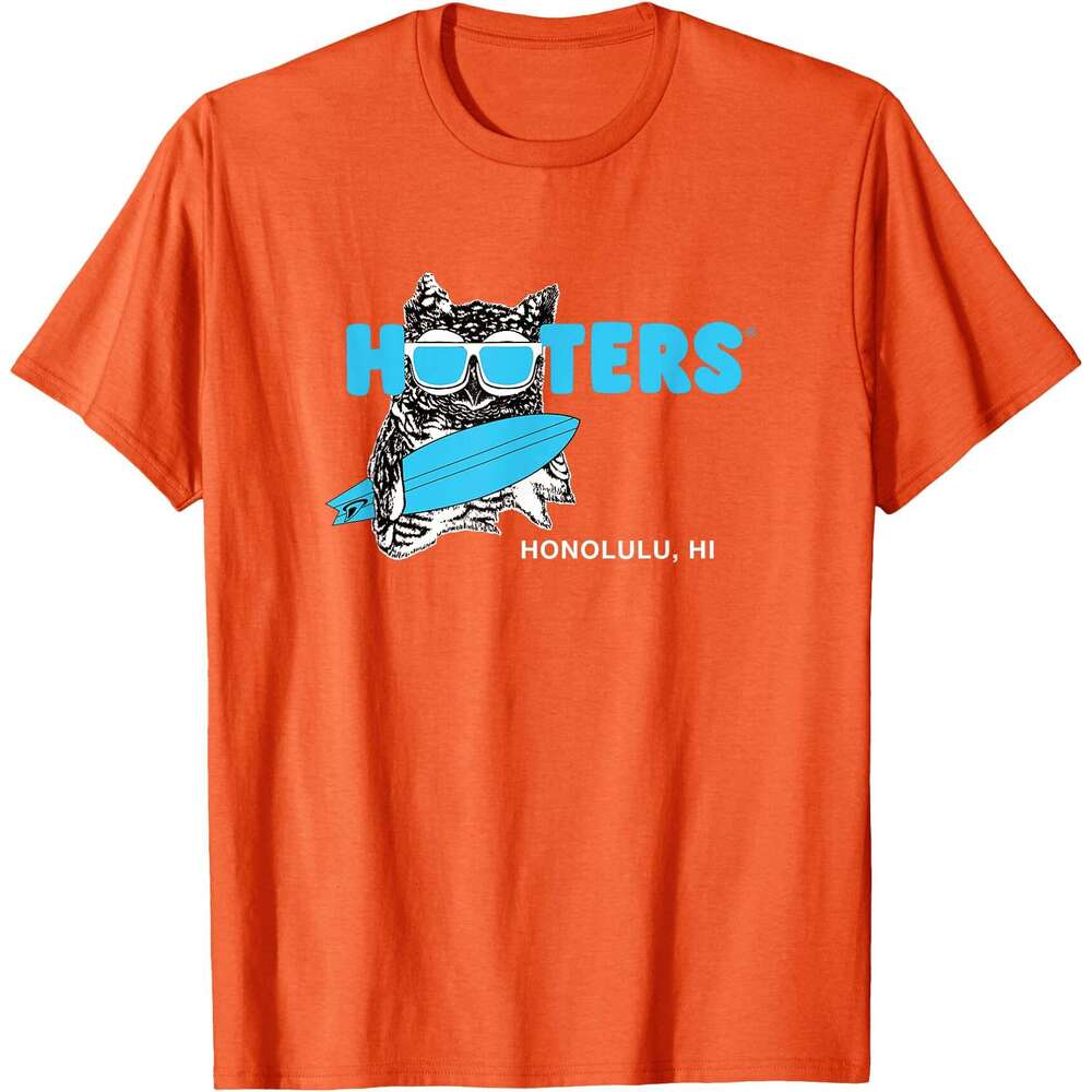 2025S Fashion Designer T Shirt For Mens Hooters Honolulu T Shirt Shirts Tshirt Graphic Tee Casual Tops Clothes Short Sleeve