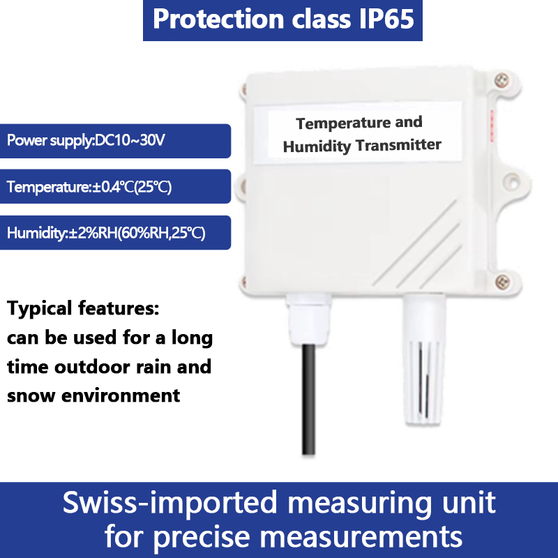 Wall-mounted temperature and humidity transmitter environmental sensors intelligent monitoring toxic and hazardous conventional gas monitoring