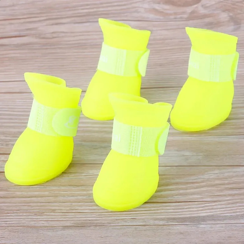 2026 New 4 Small Dog Boots For Summer Pet Dogs Waterproof Rain 240809 Free Shipping