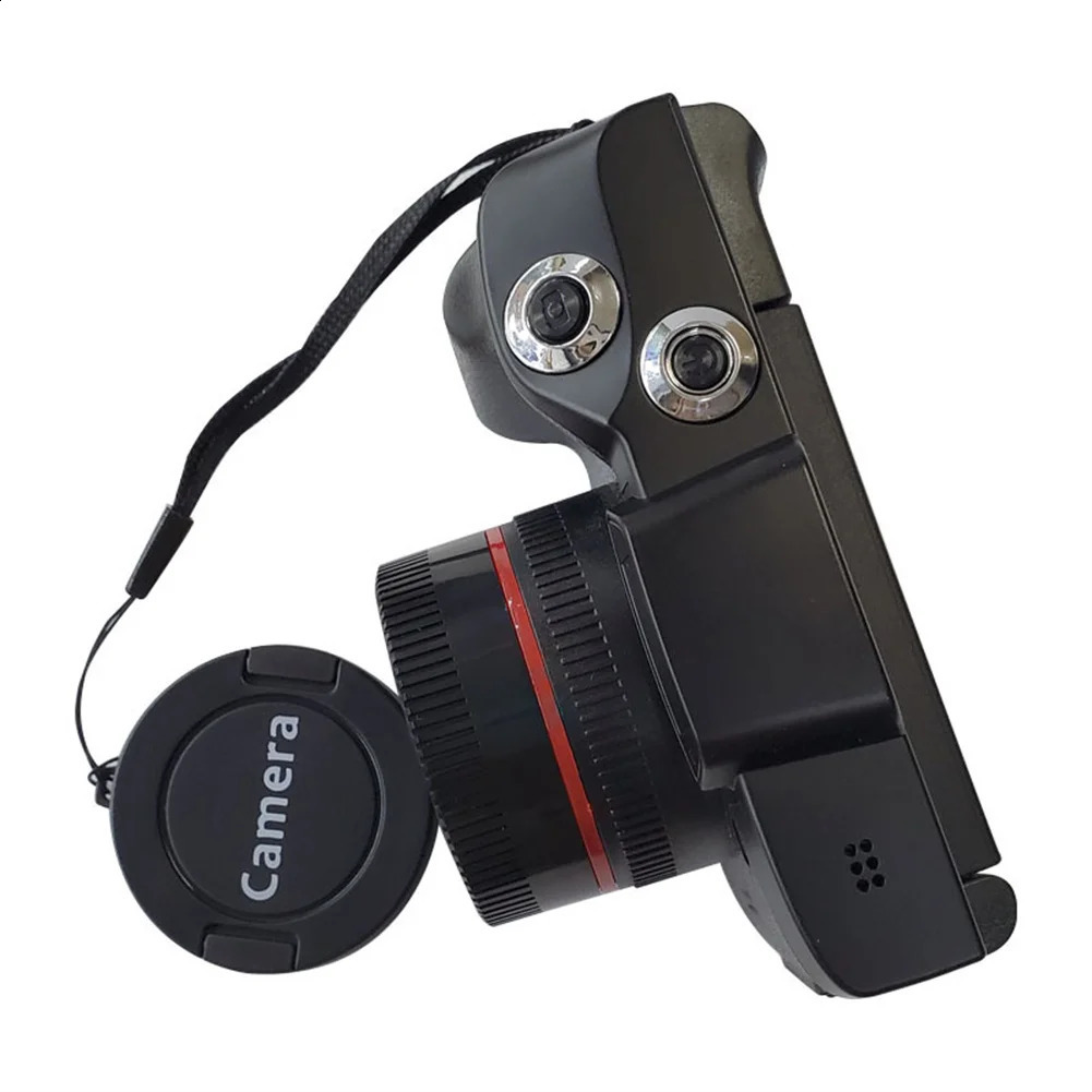 Video Recorder Camera with 24inch TFTLCD LCD Screen Rotating Selfie HD for Hiking 240805