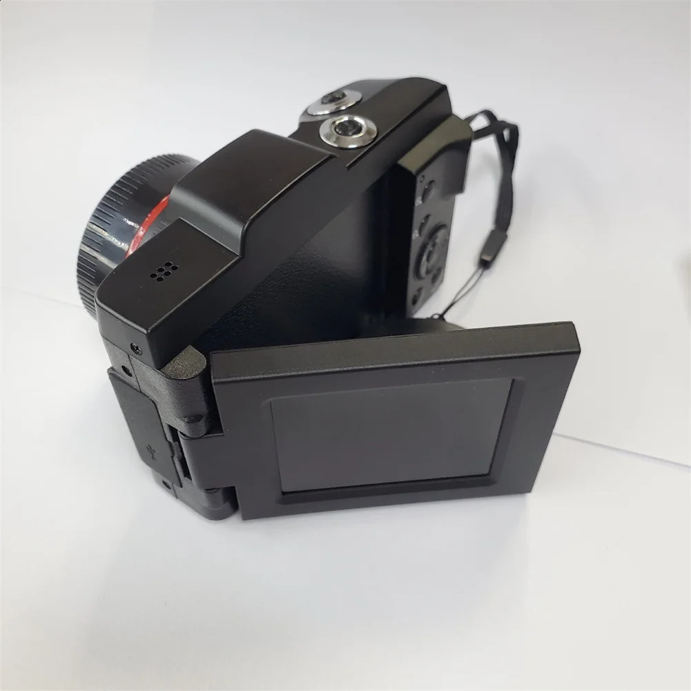 Video Recorder Camera with 24inch TFTLCD LCD Screen Rotating Selfie HD for Hiking 240805