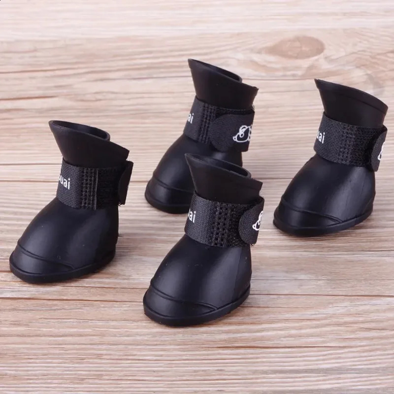 2026 New 4 Small Dog Boots For Summer Pet Dogs Waterproof Rain 240809 Free Shipping