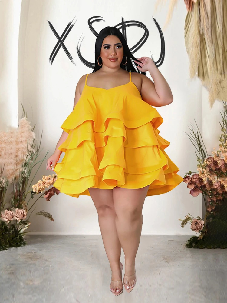 Elegant Chic Large Women Dresses Satin Summer Sexy Party Dress Strap Sleeveless Loose Plus Size Dresses Wholesale Drop 240810