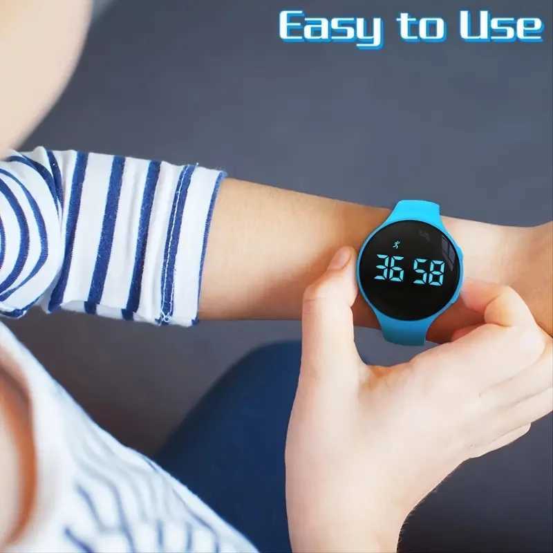 Digital Watch for Boys Girls Sport Watch with Fitness Tracker Alarm Clock Stopwatch No App and Waterproof Watch for Kids Ages 5- Y240809