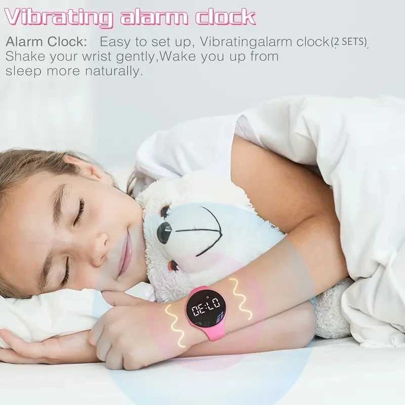 Digital Watch for Boys Girls Sport Watch with Fitness Tracker Alarm Clock Stopwatch No App and Waterproof Watch for Kids Ages 5- Y240809