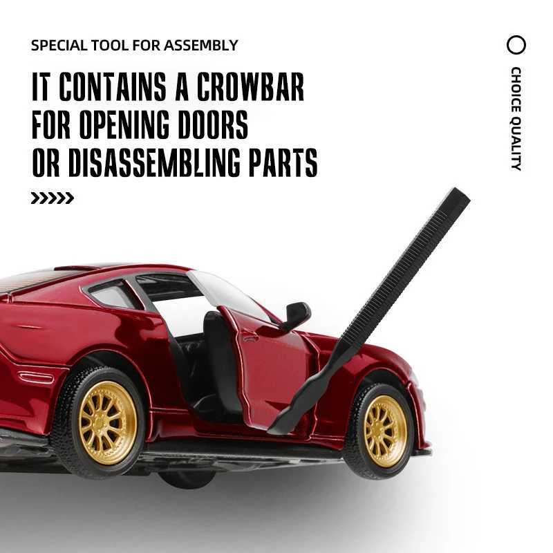 Precision-Made Die-Cast Metal Auto Hobby Item Authentic Looking 'Stang' Muscle Car Model