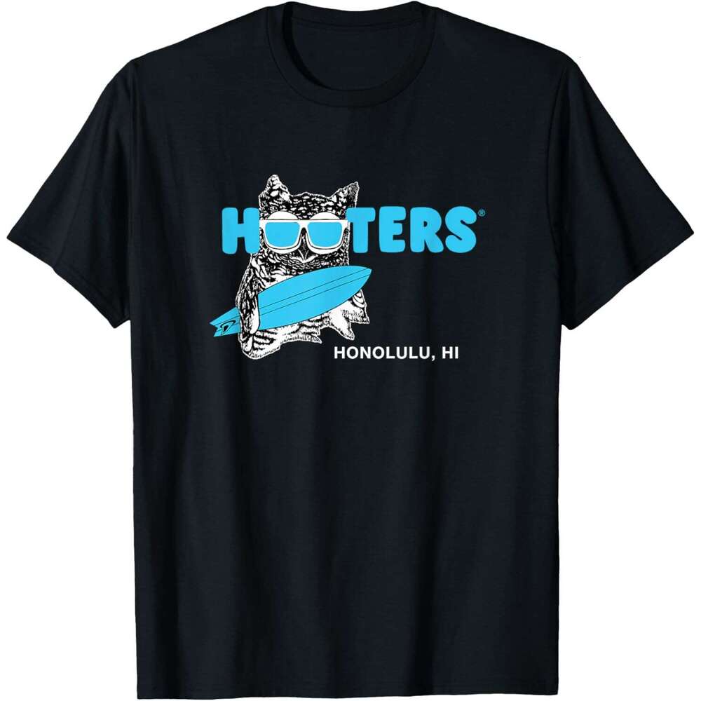 2025S Fashion Designer T Shirt For Mens Hooters Honolulu T Shirt Shirts Tshirt Graphic Tee Casual Tops Clothes Short Sleeve