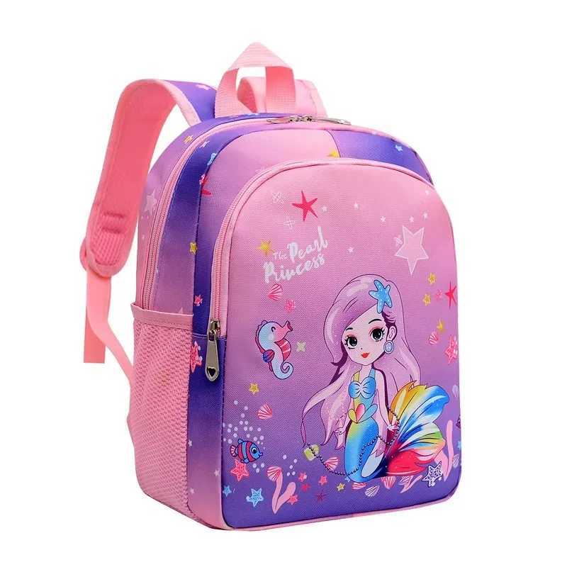 2024 Baby Girls 2-6 Years Old kids Engineering Backpack Cartoon School Backpack Kids Kindergarten Small School Bag Cute Backpack Y240809