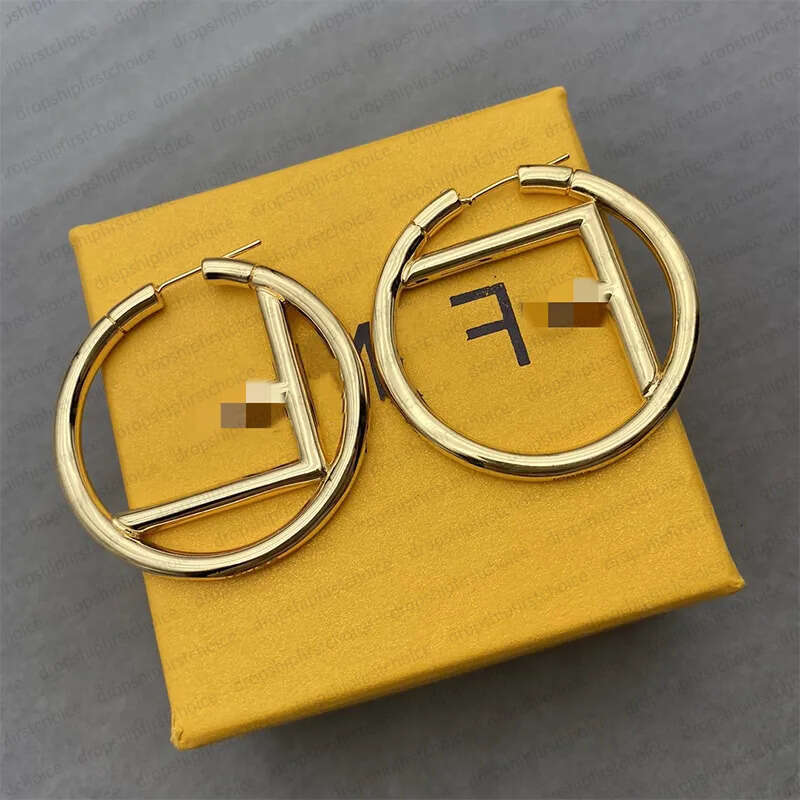 Hoop Earrings Gold Women Orrous Girls Ear Studs Set Designer Jewelry Earring Valentine Day Gift Engagement for Bride e1b ring
